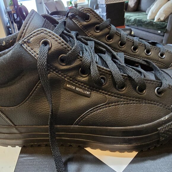 Converse CTAS Malden Street Boot Mid Triple Black Mens Athletic Sneaker size 10 - Picture 4 of 15